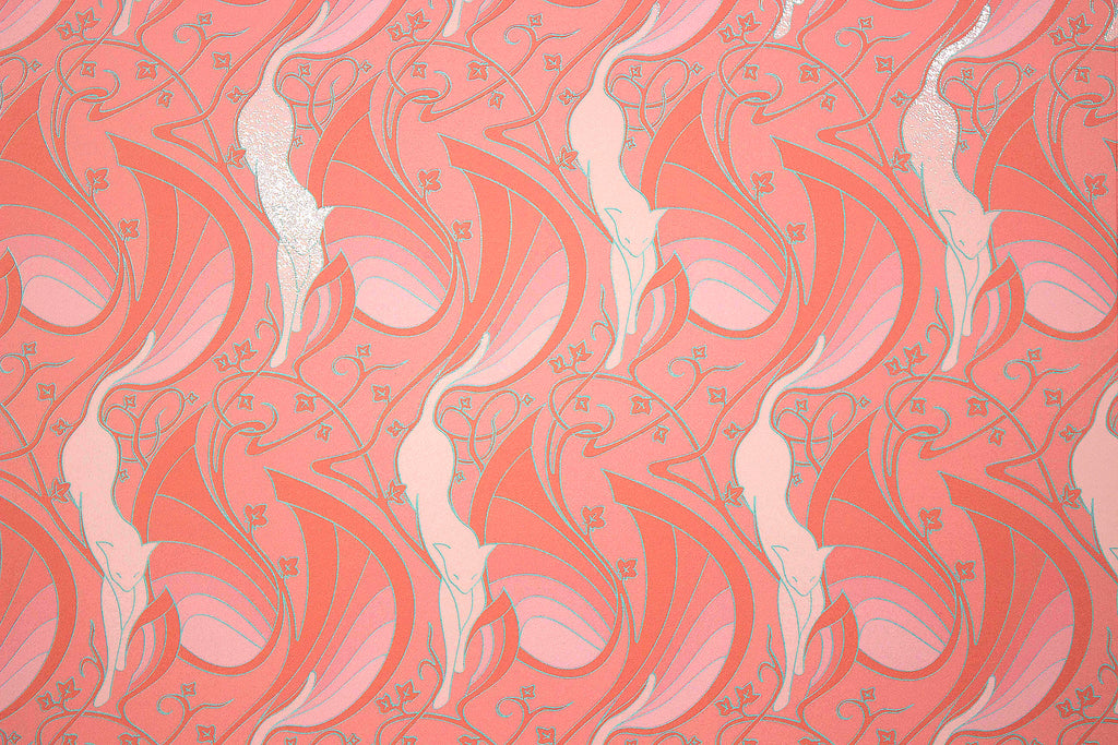 coral pink wallpaper